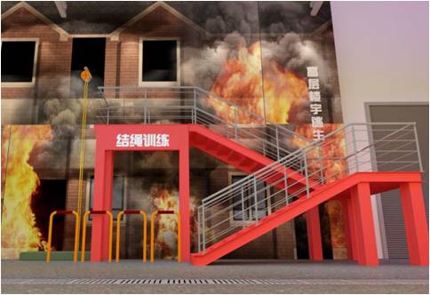 消防體驗館結繩訓練